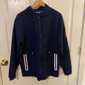 Reebok Navy Zip-Up Jacket Hoodie
